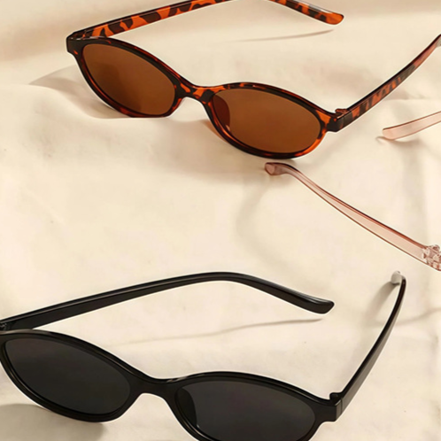 Oval Frame Sunglasses UV400 Protection