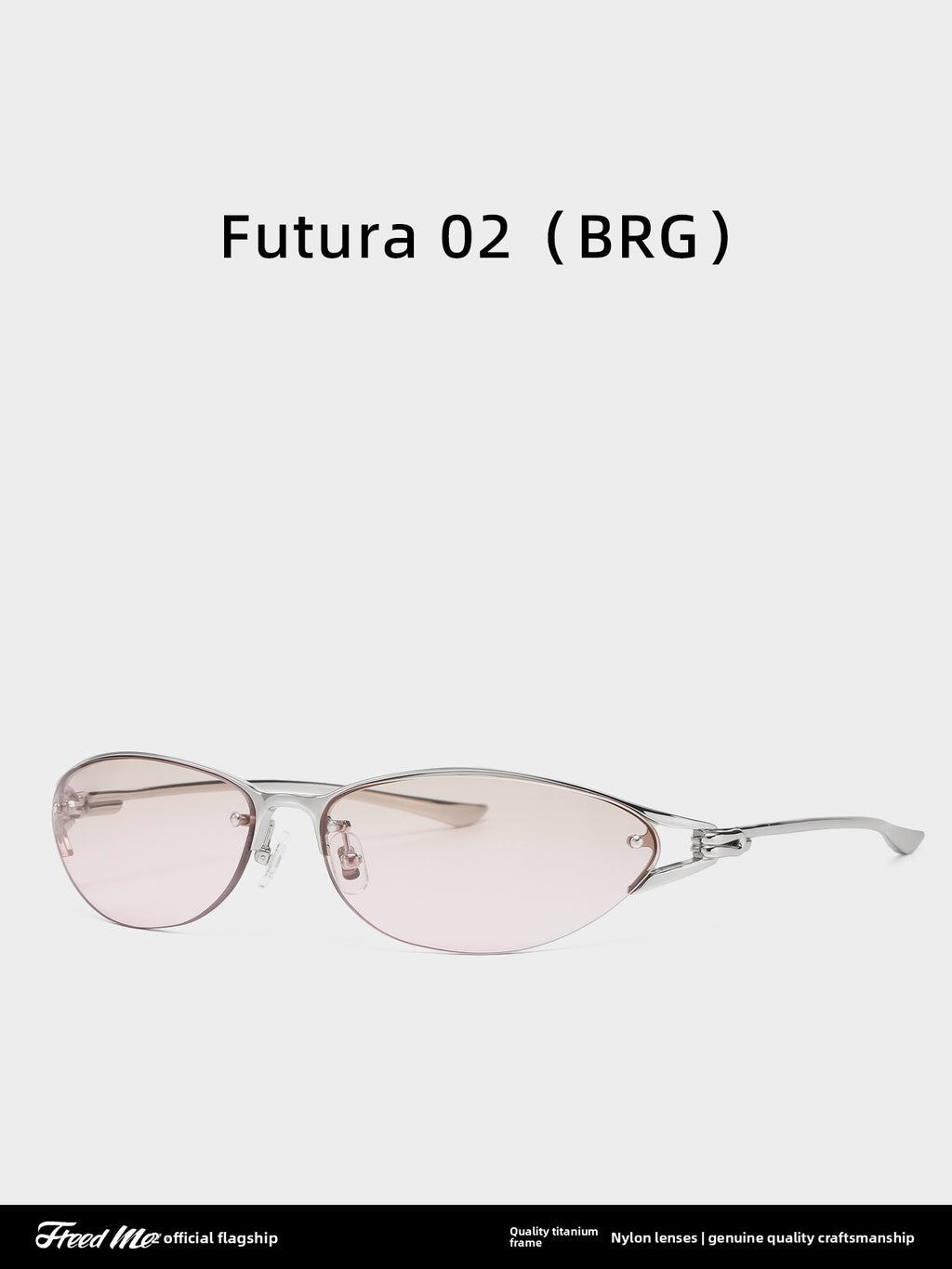 Y2K Semi-Rimless UV400 Sunglasses