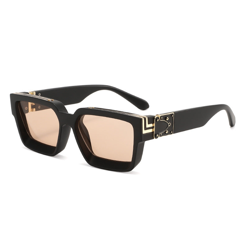 High-end square-frame sunglasses