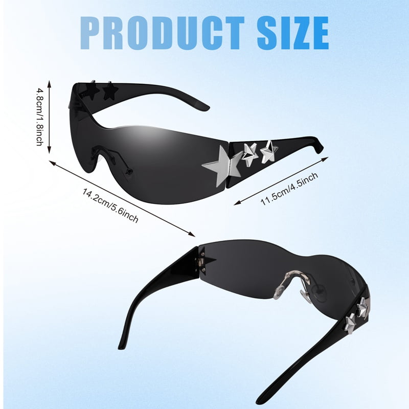 Glarelow Trio sunglasses on model
