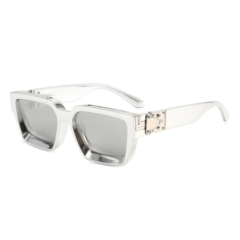 High-end square-frame sunglasses