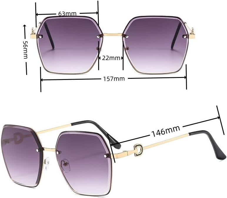 Glarelow Muse sunglasses detail