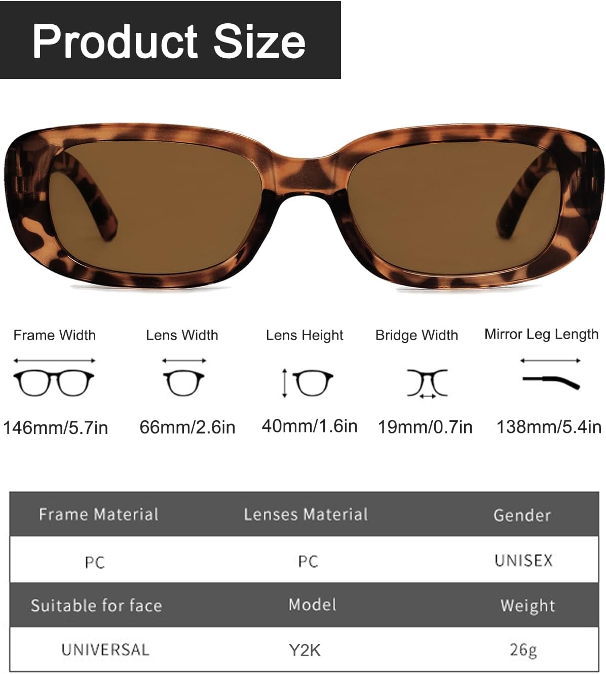 Glarelow Retro sunglasses detail