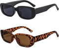 Glarelow Retro Y2K 90s rectangle sunglasses