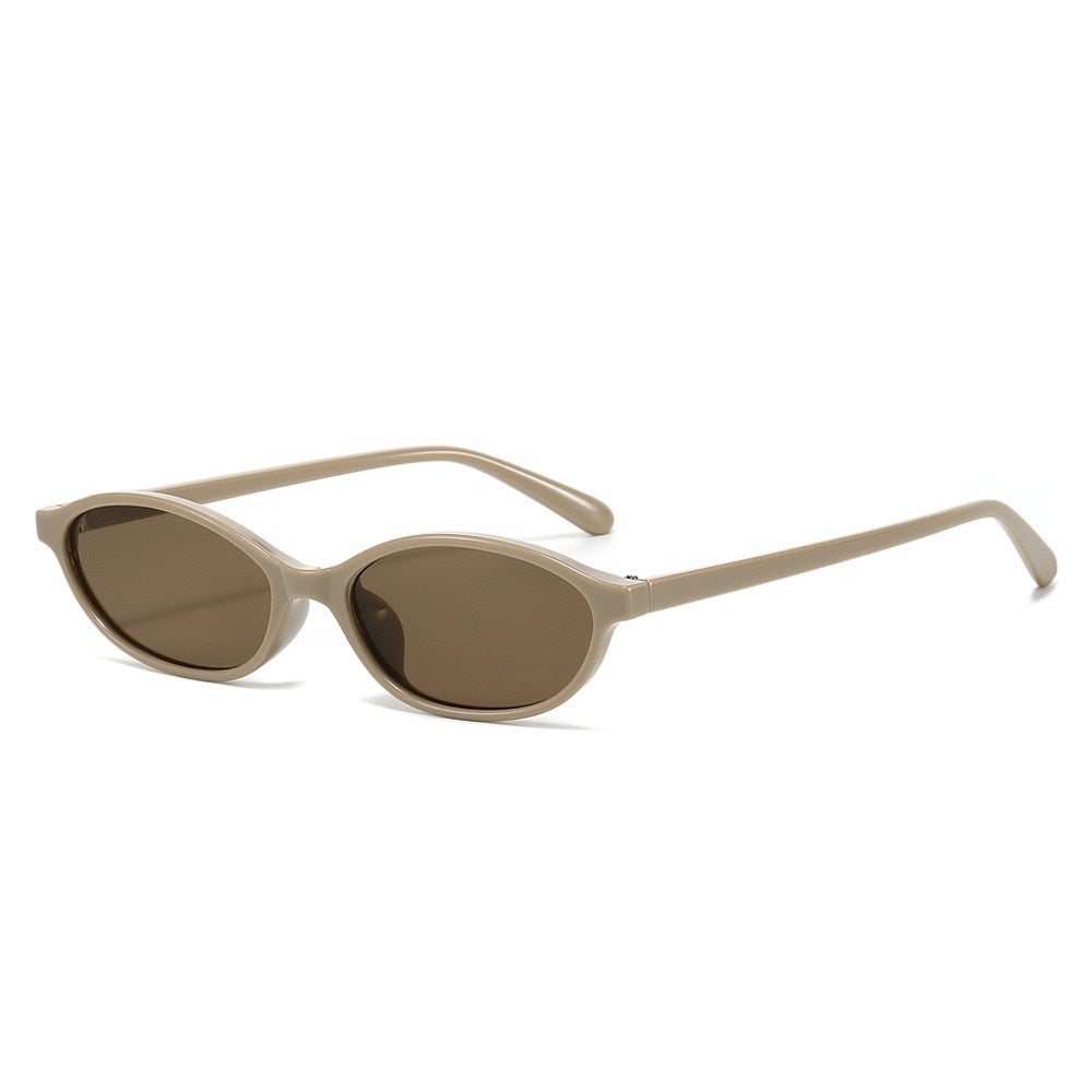 Oval Frame Sunglasses UV400 Protection