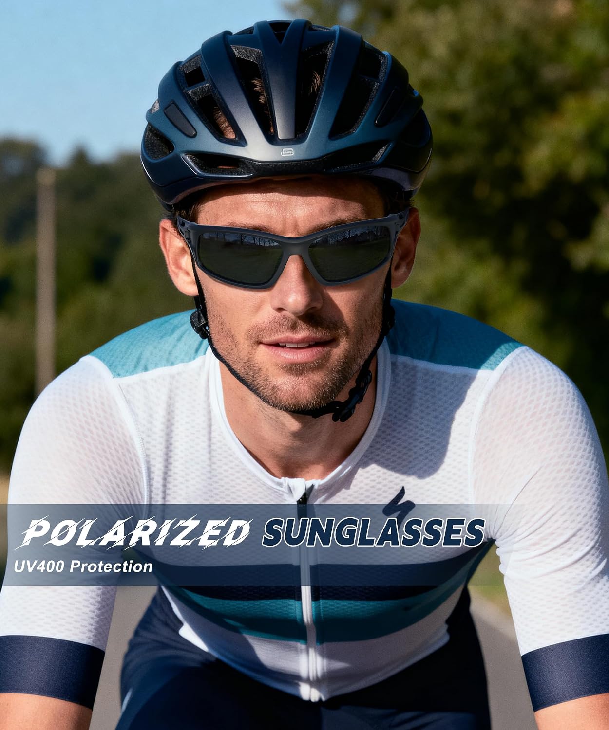 Glarelow Trail sunglasses on model