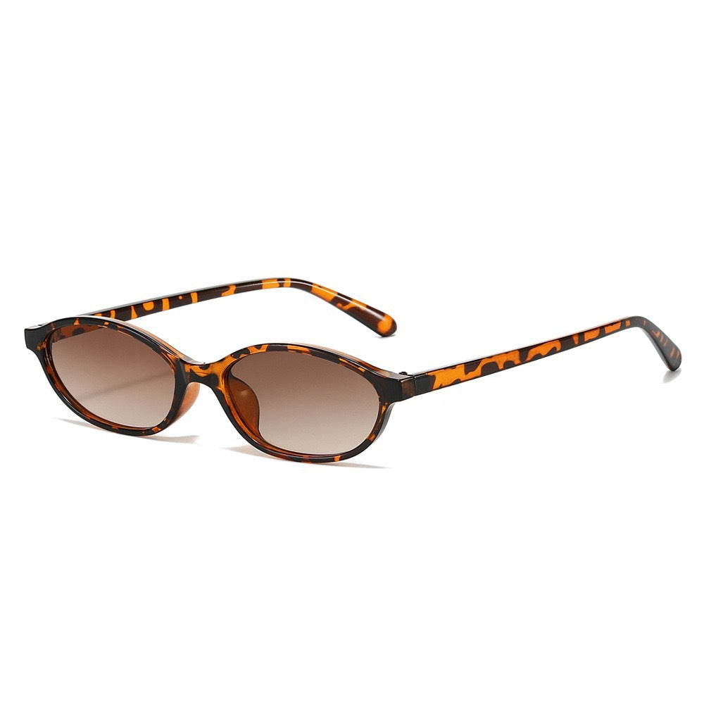 Oval Frame Sunglasses UV400 Protection