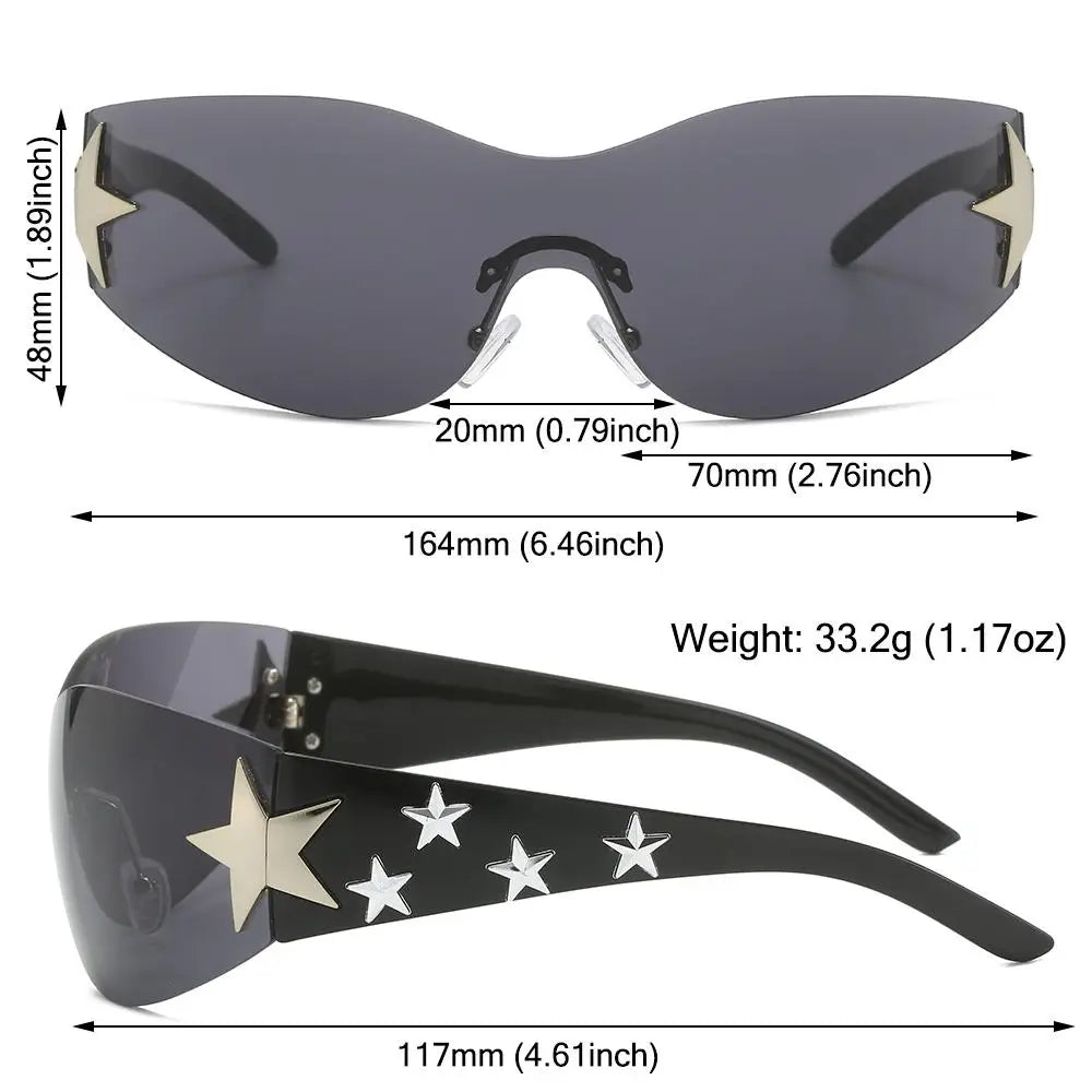Glarelow Starlight sunglasses detail