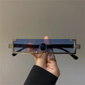 Glarelow Halo gradient rimless sunglasses
