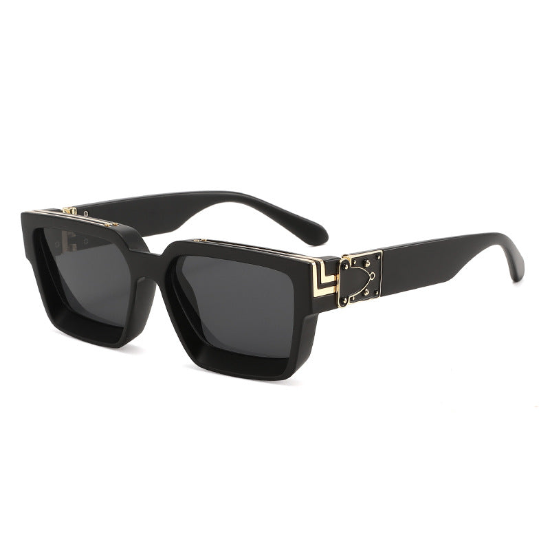 High-end square-frame sunglasses