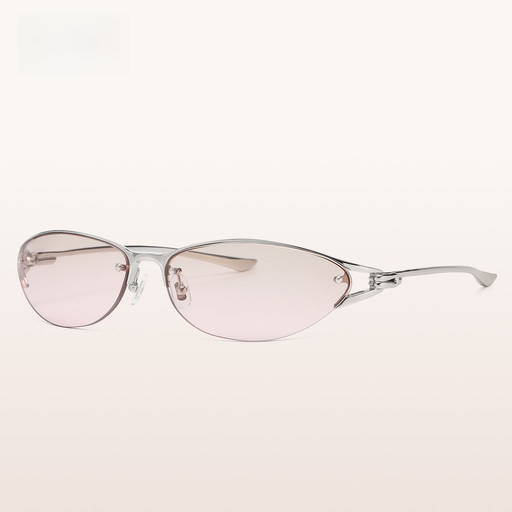 Y2K Semi-Rimless UV400 Sunglasses