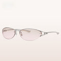 Y2K Semi-Rimless UV400 Sunglasses