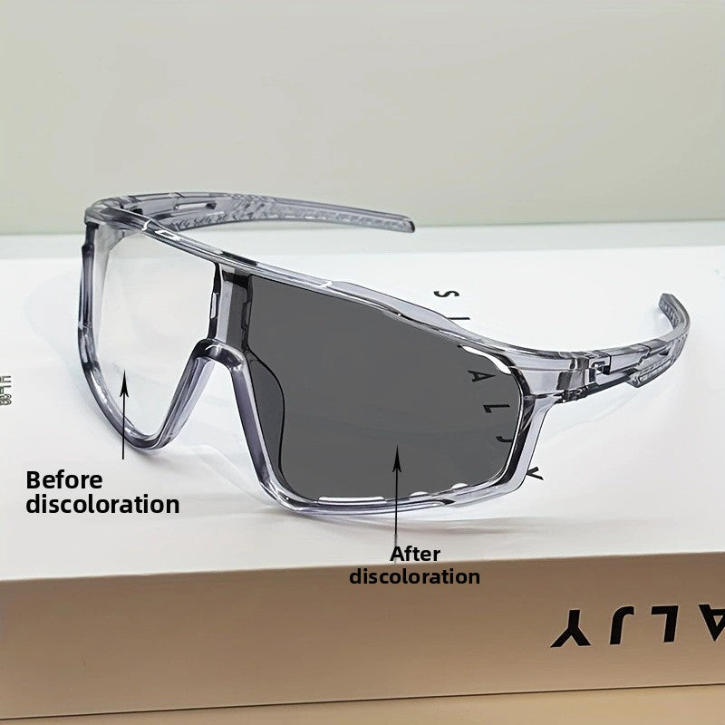 Color-Changing Cycling Sunglasses for Men and Women