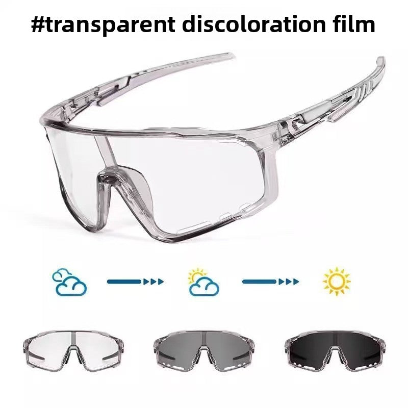 Color-Changing Cycling Sunglasses for Men and Women