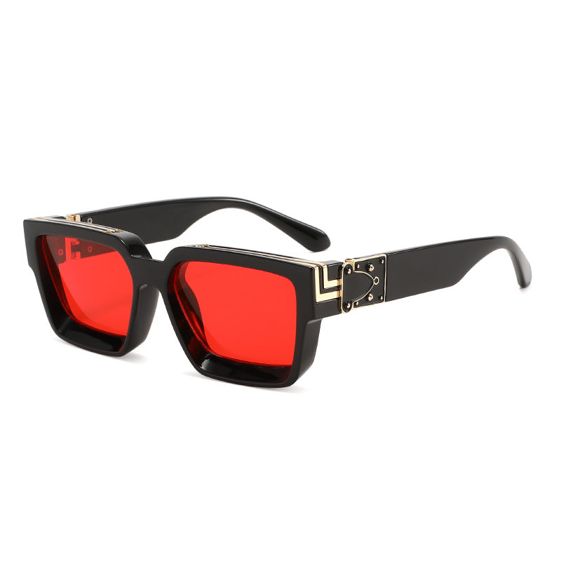 High-end square-frame sunglasses