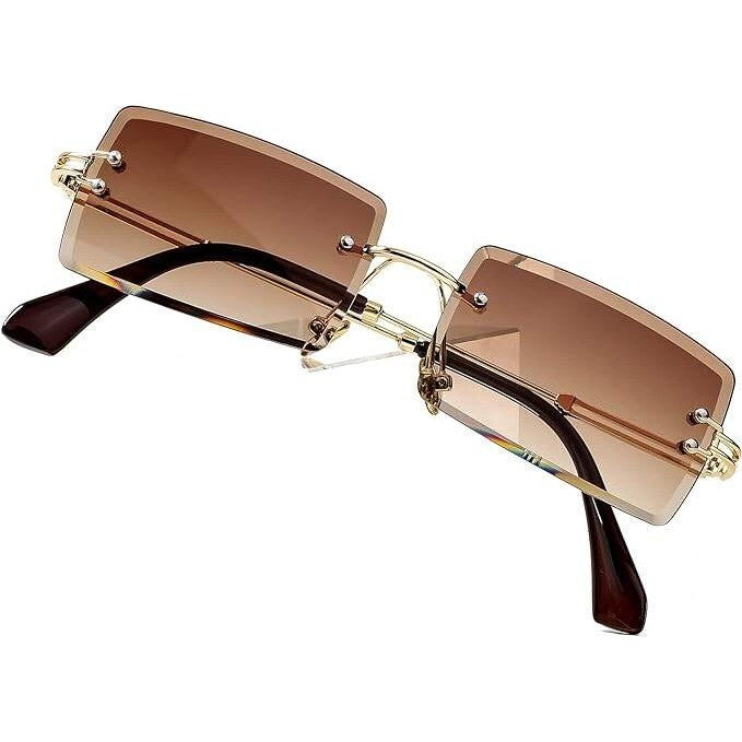Glarelow Square sunglasses on model